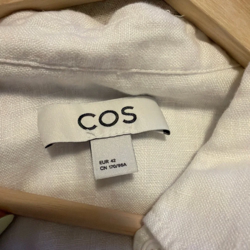 COS White Boxy Linen Top - Picture 4 of 4